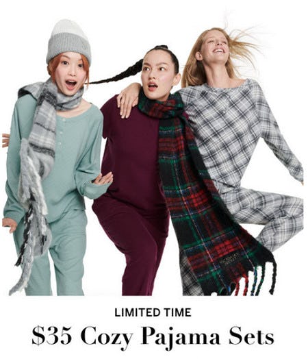 $35 Cozy Pajama Sets from Victoria's Secret