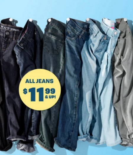 All Jeans $11.99 and Up from The Children's Place