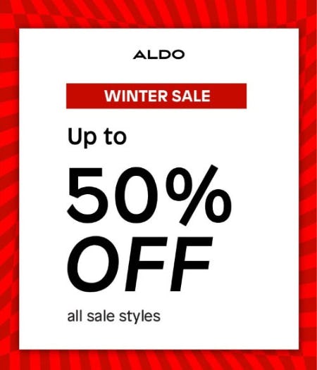 Up to 50% Off Winter Sale from ALDO