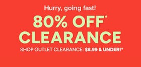 80% off Clearance