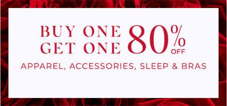 Buy One, Get One 80% Off Apparel, Accessories, Sleep and Bras from Lane Bryant