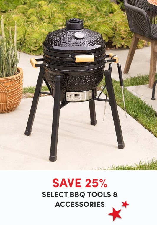 25% Off Select BBQ Tools & Accessories from Cost Plus World Market