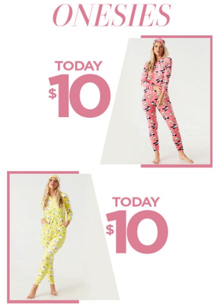 $10 Onesies from Charlotte Russe