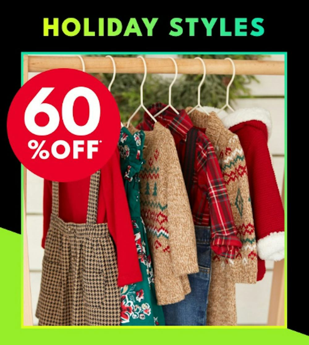 Holiday Styles 60% Off