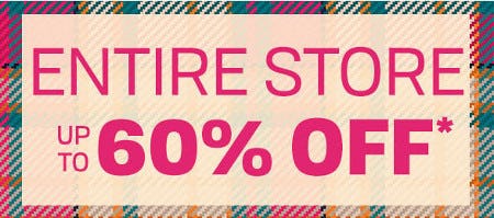 Entire Store Up to 60% Off from The Children's Place