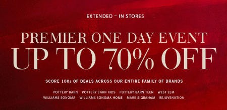 La Encantada Sales Pottery Barn Up To 70 Off Premier One