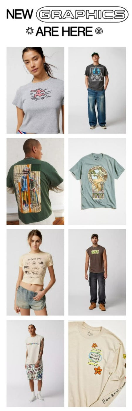 New Graphics Are Here from Urban Outfitters