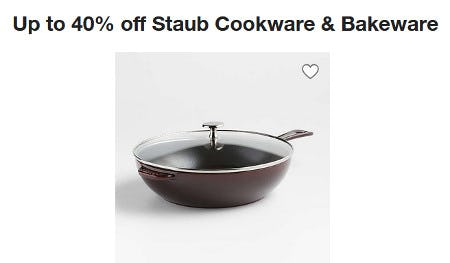 Up to 40% Off Staub Cookware and Bakeware from Crate & Barrel