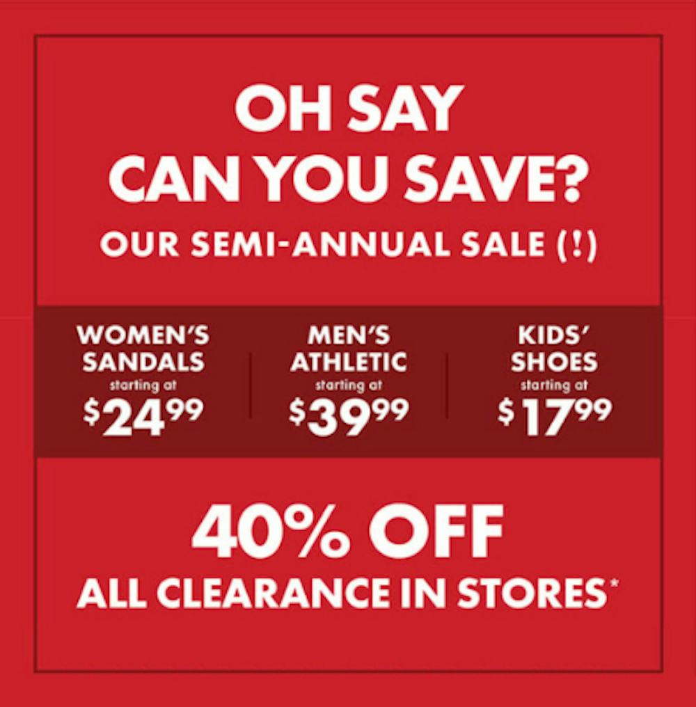 Semi-Annual Sale