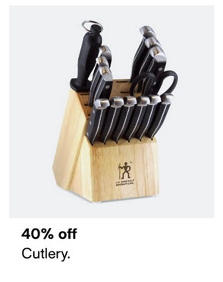 40% Off Cutlery from macy's