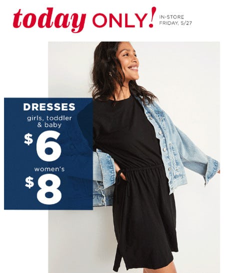 old navy dresses $8