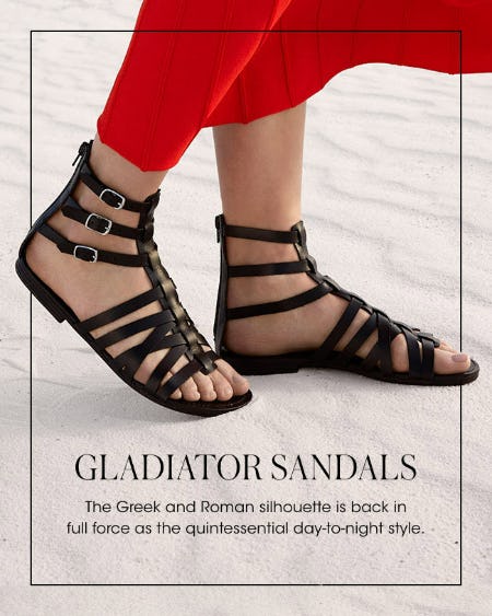 Gladiator Sandals Are Back from Bloomingdale's Home Furnishings