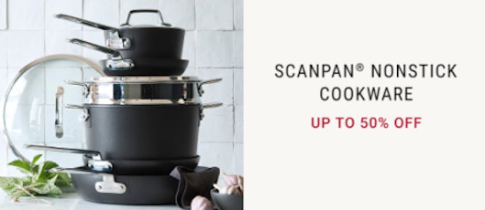 Up to 50% Off Scanpan Nonstick Cookware