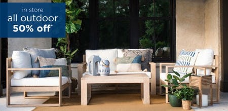 All Outdoor 50% Off from Kirkland's Home