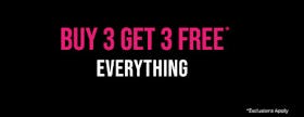 Buy 3, Get 3 Free Everything