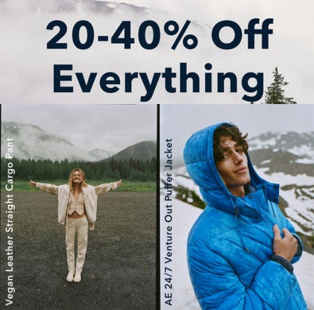 20-40% Off Everything from American Eagle Outfitters