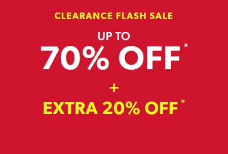 Clearance Flash Sale: Up to 70% Off Plus Extra 20% Off from maurices