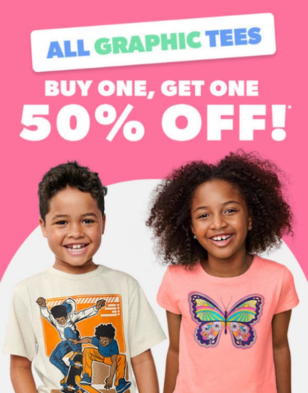 Buy One, Get One 50% Off All Graphic Tees