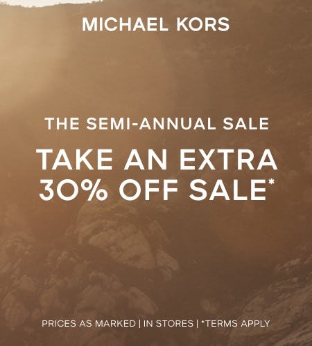 TAKE AN EXTRA 30% OFF SALE