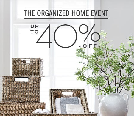 La Encantada Sales Pottery Barn The Organized Home Event Up