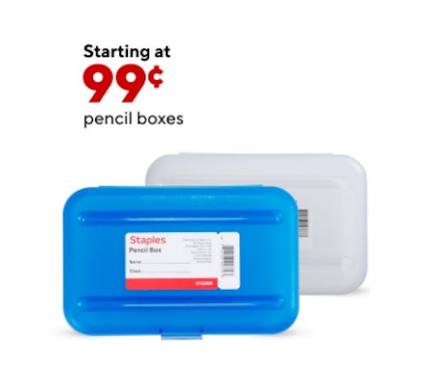 Starting at 99¢ Pencil Boxes