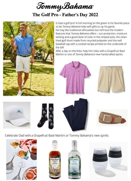 The Golf Pro - Father's Day 2022 from Tommy Bahama