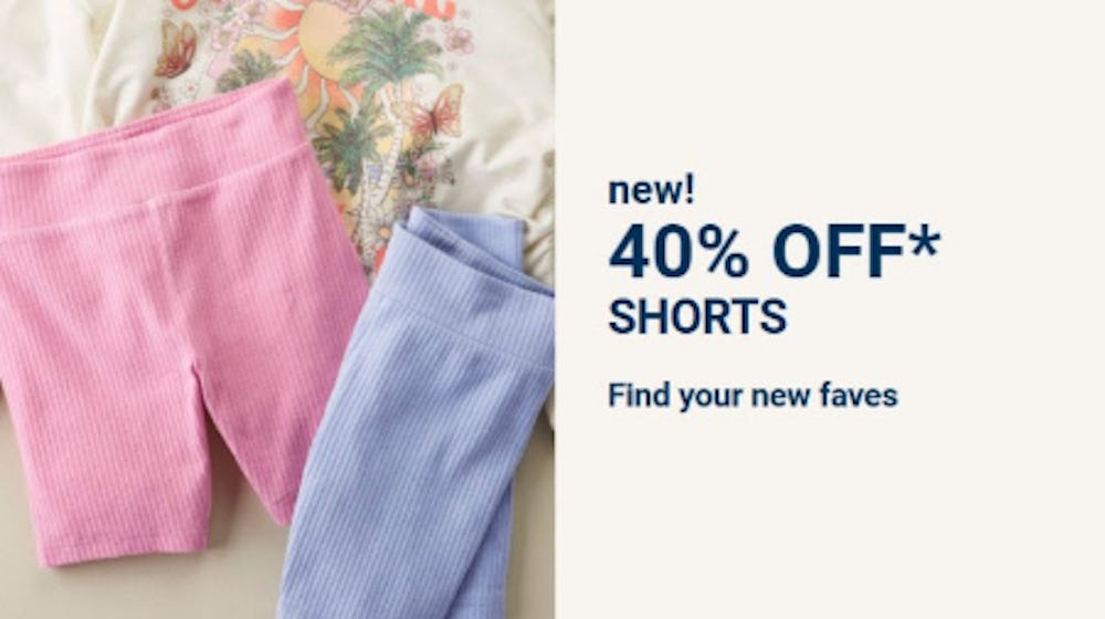 40% Off Shorts