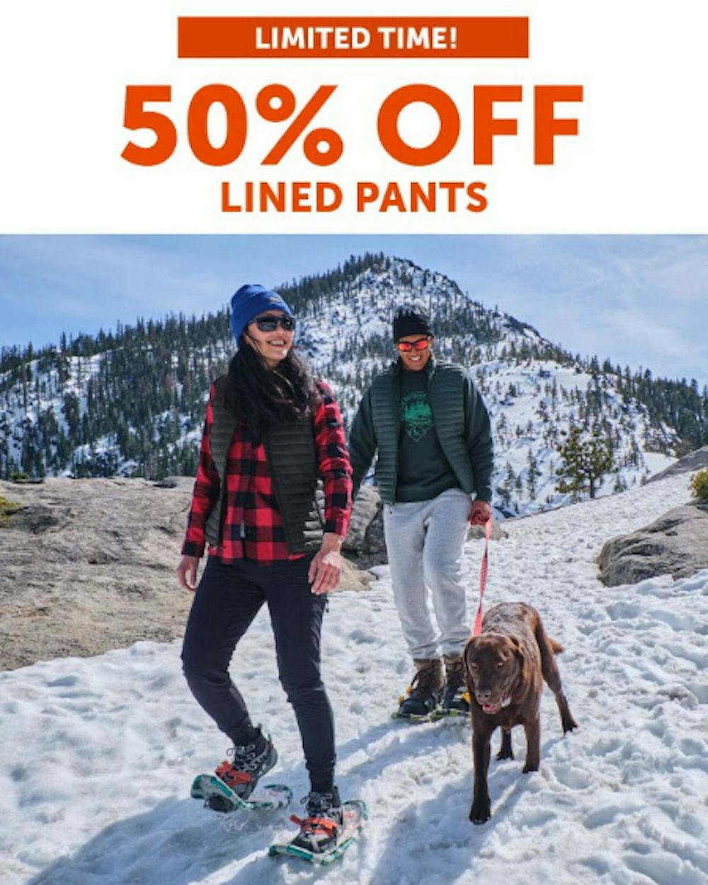 50% Off Lined Pants