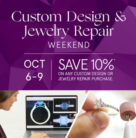 Custom Design and Jewelry Repair Weekend
