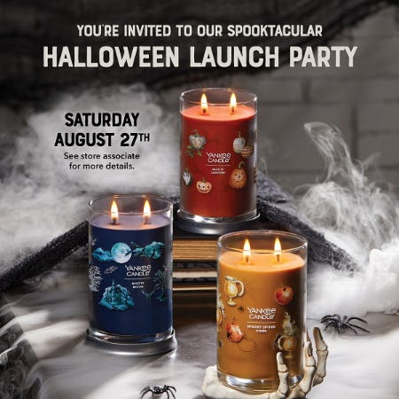 Yankee Candle's Halloween Launch Party! from Yankee Candle                           