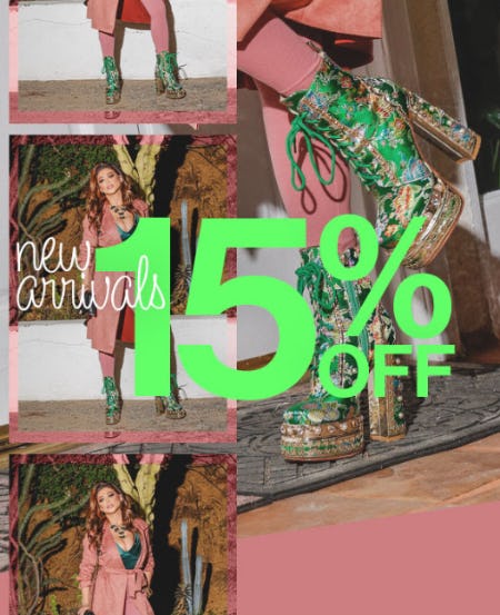 15% Off New Arrivals from Shiekh Shoes