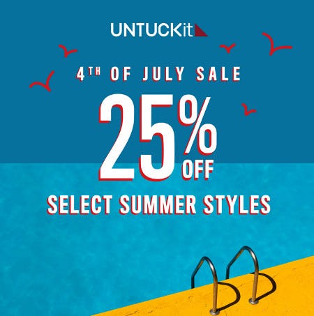 Untuckit - 4th of July Sale from UNTUCKit