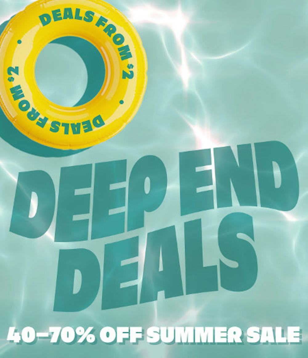 40-70% off Summer Sale