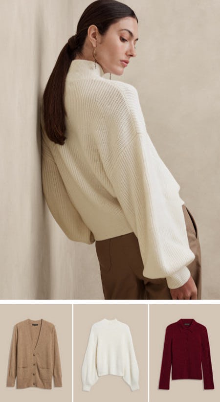 Sweaters for the Season from Banana Republic