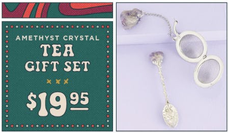 Tea Gift Set $19.95 from Earthbound Trading Co                   