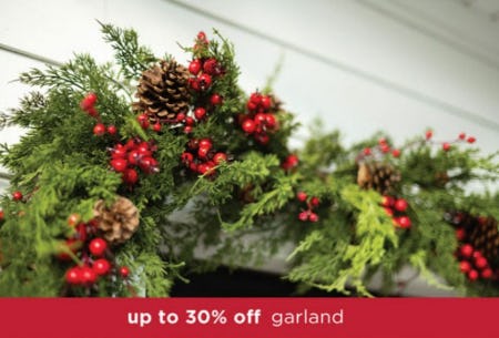 Up to 30% Off Garland from Kirkland's