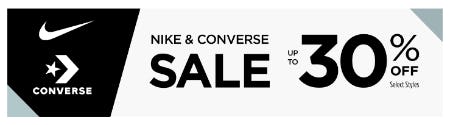Nike & Converse Sale: Up to 30% Off Select Styles from Rack Room Shoes