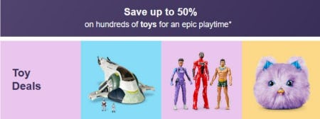 Save Up to 50% Toys