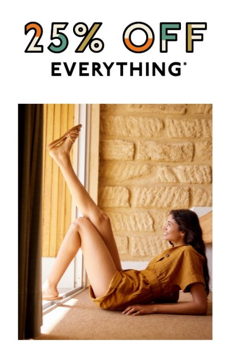 25% Off Everything from Madewell