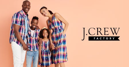 Up to 60% off storewide! from J.Crew Factory