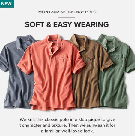 Montana Morning Polo from Orvis