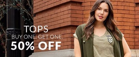 Tops Buy One, Get One 50% Off
