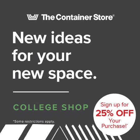 The Container Store’s College Shop At The Container Store | Oakbrook Center