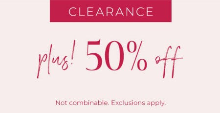 Extra 50% Off Clearance from Lane Bryant