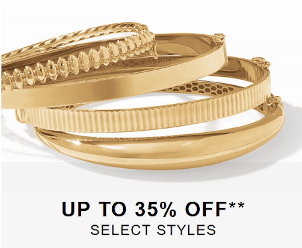 Up to 35% off Select Styles