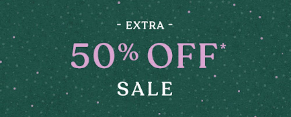 Extra 50% Off Sale