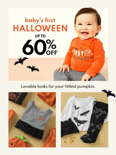 Baby's First Halloween Up to 60% Off from Carter's