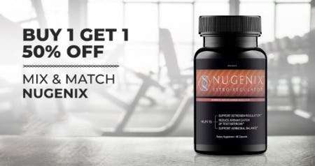 B1G1 50% Off Mix and Match Nugenix from Vitamin World