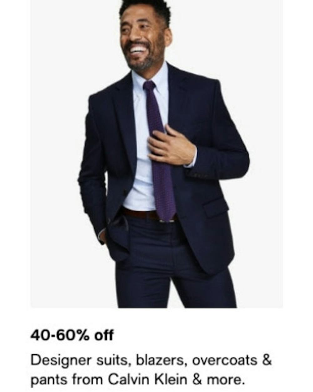 Calvin klein clearance men's blazers