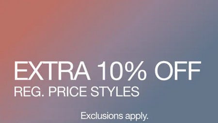 Extra 50% Off Regular Price Styles